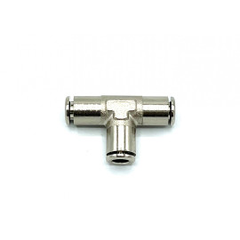 Té union double enfichable tube 4 mm