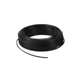 Tube polyéthylène diamètre 4 x 25 mm noir rouleau de 25 mètres