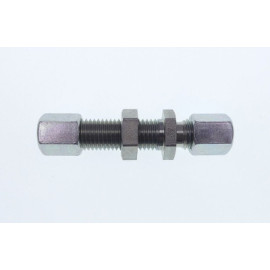 Traversée de cloison union double 6 mm  L