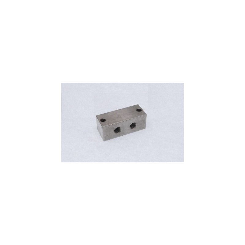 Barrette acier graissage manuel 3 graisseurs filetage droit M10 x 100