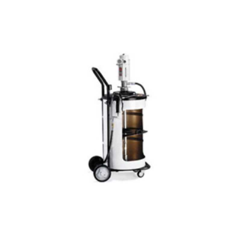 Ensemble mobile graisse pour tonnelet avec pompe pneumatique