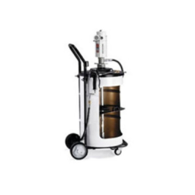 Ensemble mobile graisse pour tonnelet avec pompe pneumatique