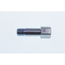 Adaptateur droit mâle M10 x 100 conique femelle M10 x 100 Longueur  21