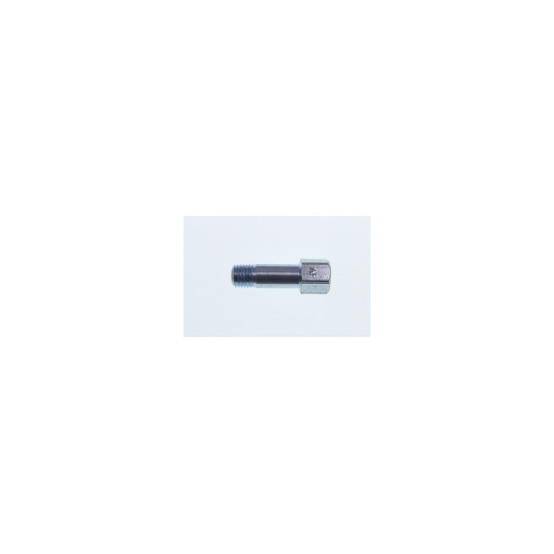 Adaptateur droit mâle M10 x 100 conique femelle M10 x 100 Longueur  21