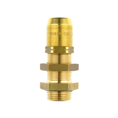 Raccord freinage traversée cloison tube 16 x 12 mm filetage mâle M16 x 150