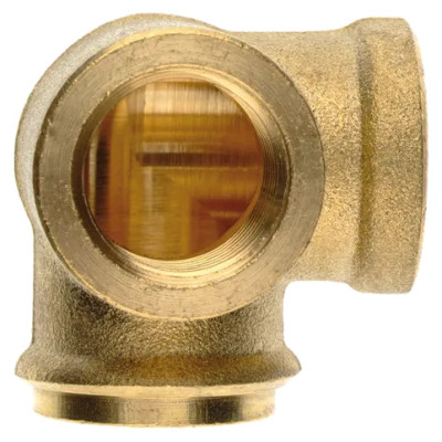 Raccord freinage bloc tournant 2 voies en L filetage M16 x 150