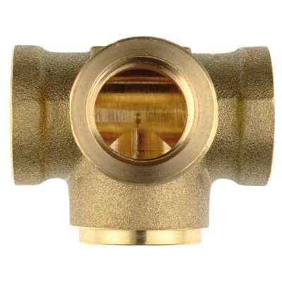 Raccord freinage bloc tournant 3 voies à plat filetage M16 x 150