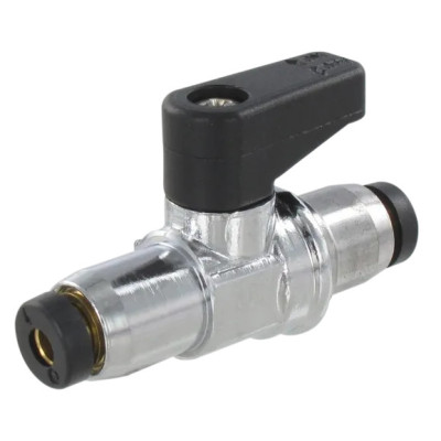 Vanne manuelle à boisseau sphérique tube 8 mm raccordement instantanés