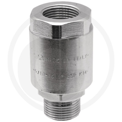 Raccord tournant mâle 1/8 G femelle 1/8 G Longueur 8 mm