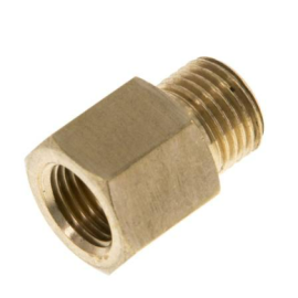 Adaptateur droit mâle M12 x 175 conique femelle 1/4 G