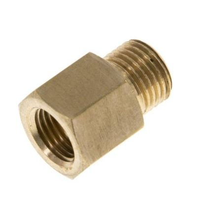 Adaptateur droit mâle M12 x 175 conique femelle 1/4 G