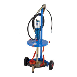 Ensemble mobile graisse pour seau 20 kg avec pompe pneumatique