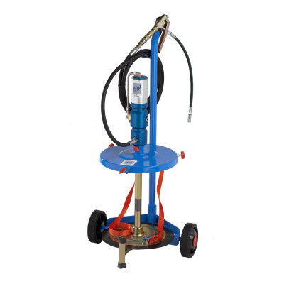 Ensemble mobile graisse pour seau 20 kg avec pompe pneumatique