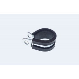 Collier de fixation avec garniture caoutchouc diamètre 14 mm