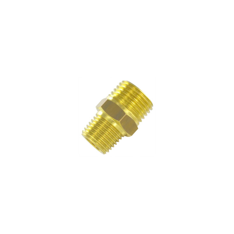 Mamelon réduction mâle 1/4 G mâle M12 x 100 conique