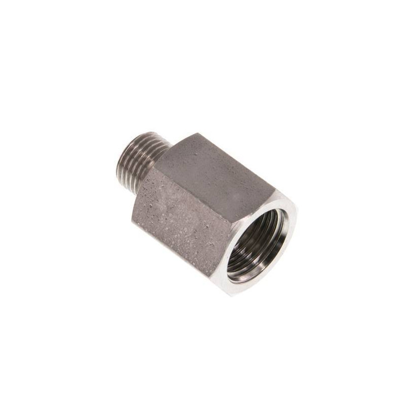 Adaptateur Droit Mâle M8 X 125 Femelle 1/4 G Longueur 12 Mm