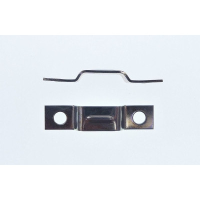 Collier de fixation 2 trous acier diamètre 10 mm 2 tubes