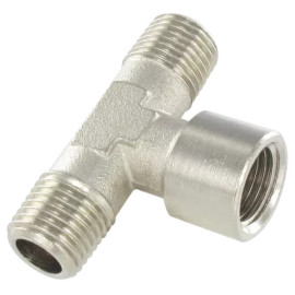 Té mâle femelle mâle filetage 1/4 G3/8 G