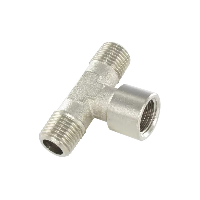 Té mâle femelle mâle filetage 1/4 G3/8 G