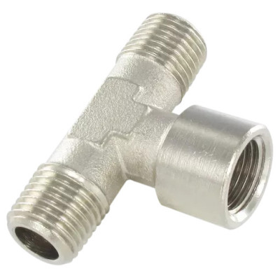 Té mâle femelle mâle filetage 1/4 G3/8 G