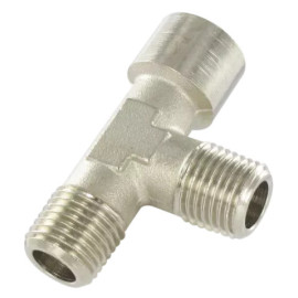 Té femelle mâle mâle filetage 1/8 G